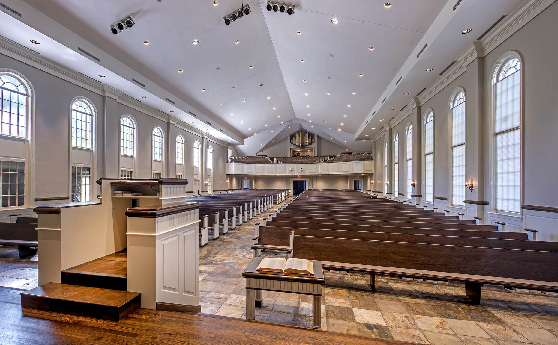 Church Interior Photography by Dan Reynolds- Memphis, Tn.