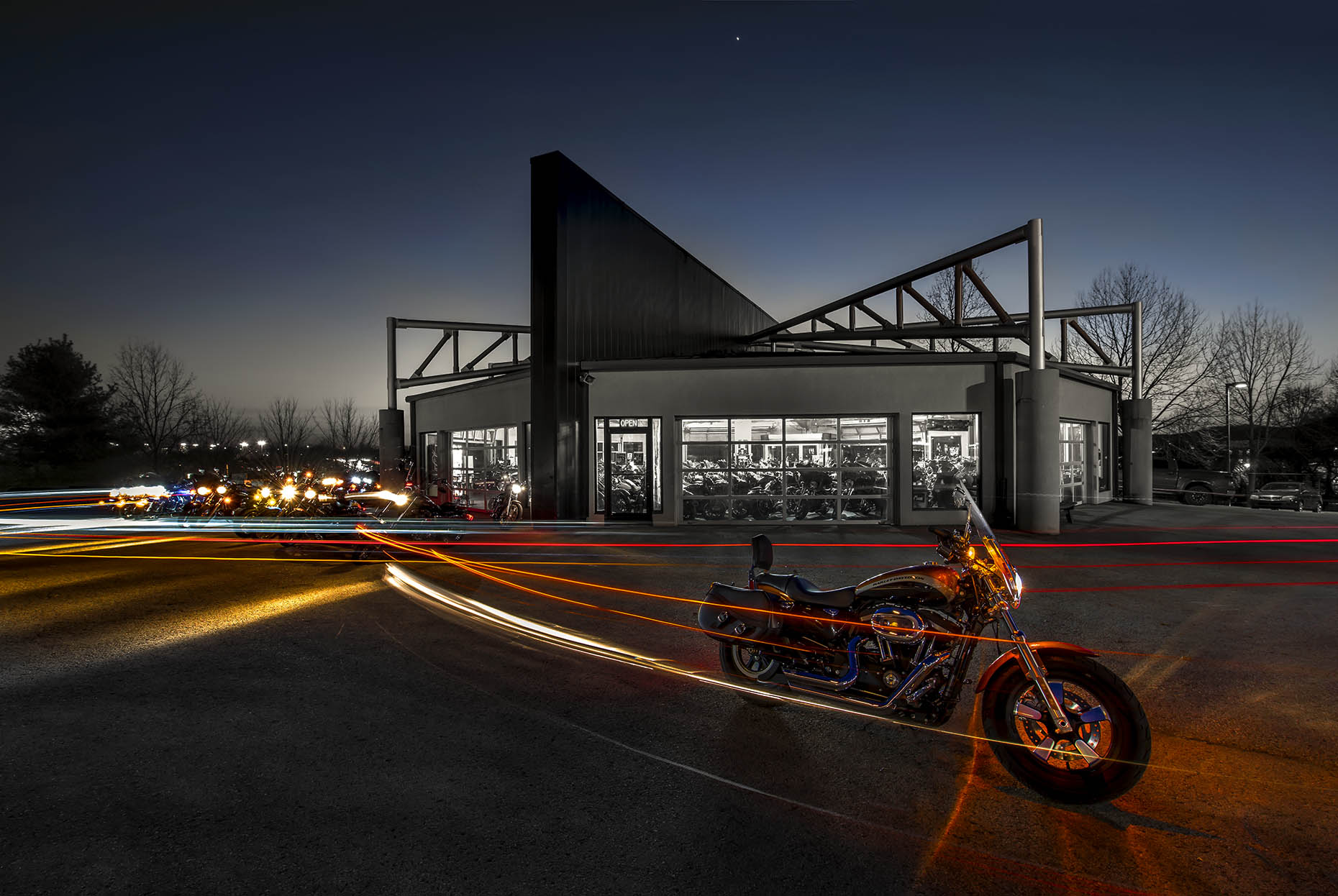 Harley Davidson - Twilight- Dan Reynolds Photography