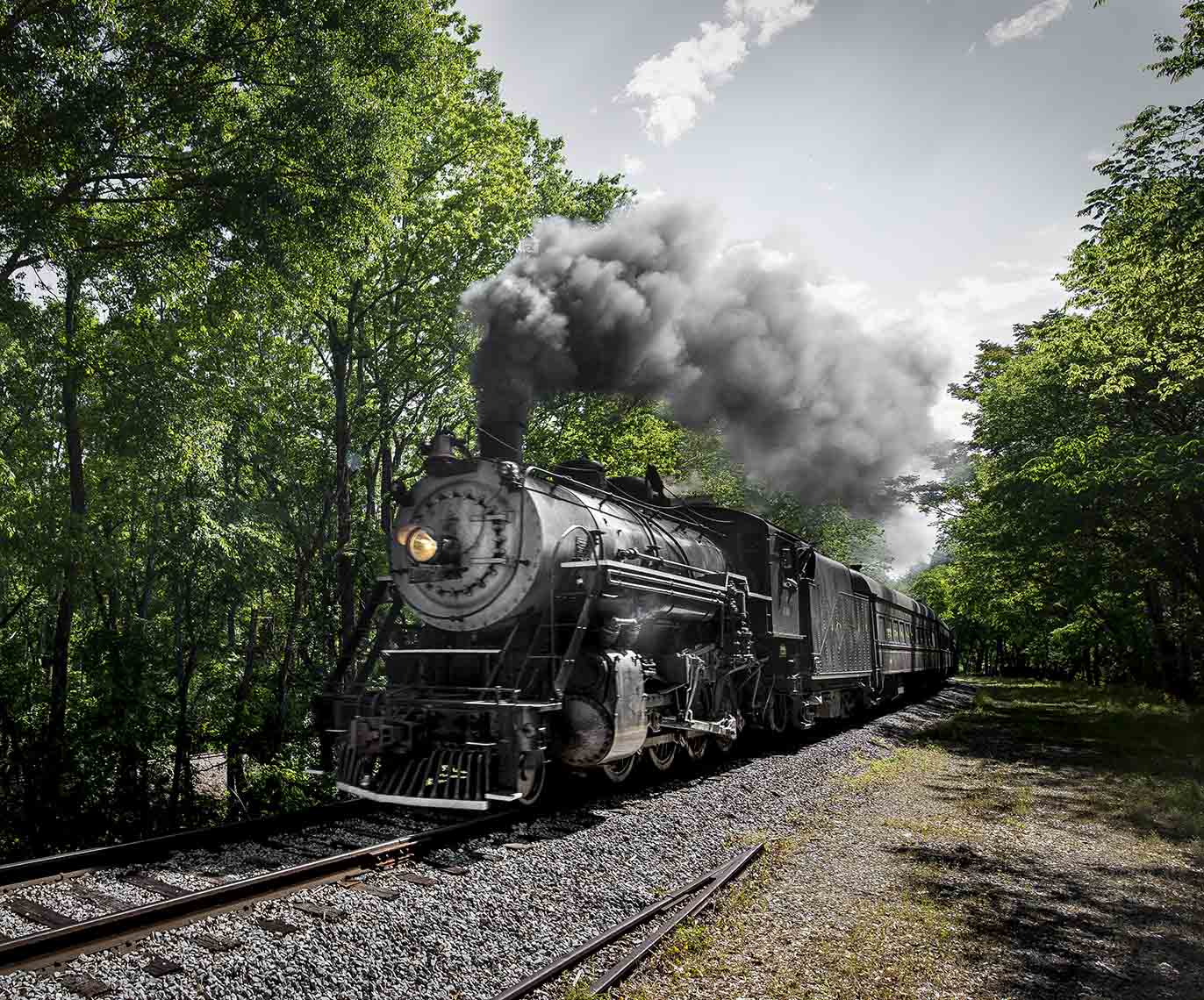 Steam Engine Tennessee Valley Railroad | Downtown Chattanooga Art Prints for Sale 