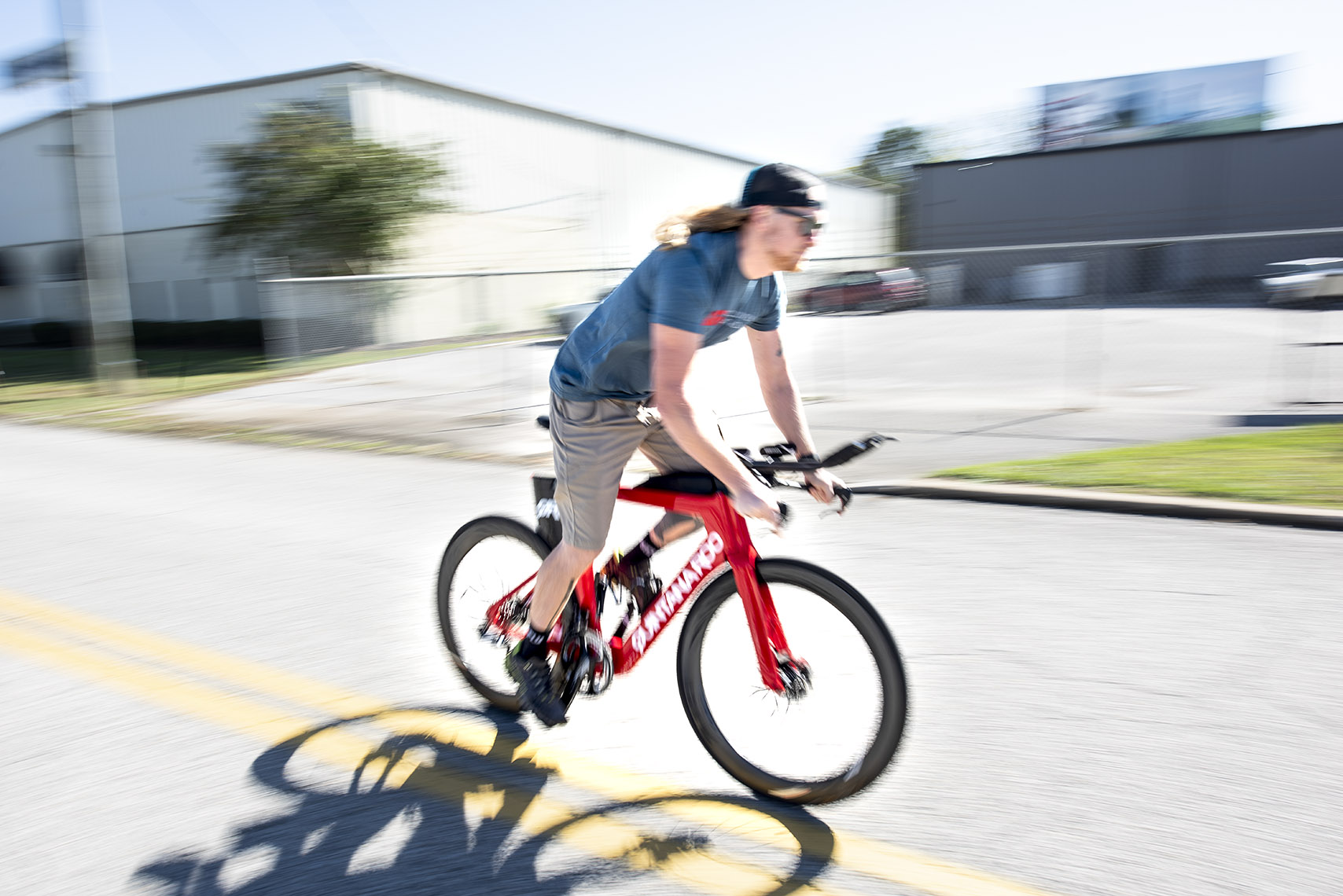 Commercial Photography of Bike Tester