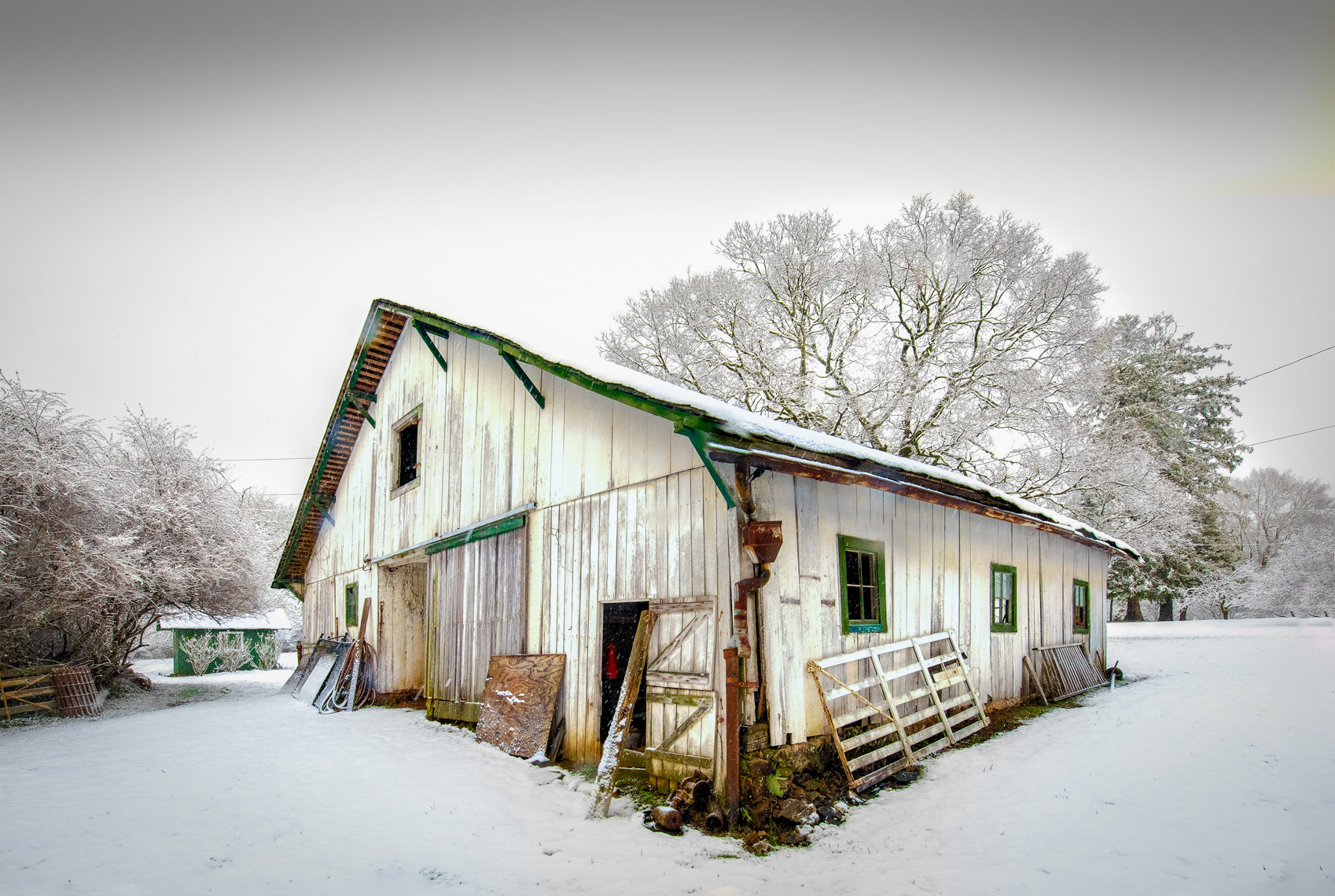 Barn in Snow | Chattanooga, TN Wall Art Prints | Dan Reynolds Photography